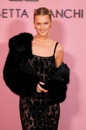 Milan, Milan Women s Fashion Week Spring Summer 2026 - Women s Fashion, Spring Summer 2026 - Elisabetta Franchi fashion show - arrivals in the photo: Toni Garrn  Copyright: xRiccardoxGiordanox xipa-agency.netx xRiccardoxGiordanox IPA_Agency_IPA65780522