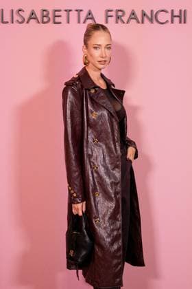 Milan, Milan Women s Fashion Week Spring Summer 2026 - Women s Fashion, Spring Summer 2026 - Elisabetta Franchi fashion show - arrivals in the photo: Katherine Evangelinou  Copyright: xRiccardoxGiordanox xipa-agency.netx xRiccardoxGiordanox IPA_Agency_IPA65780916