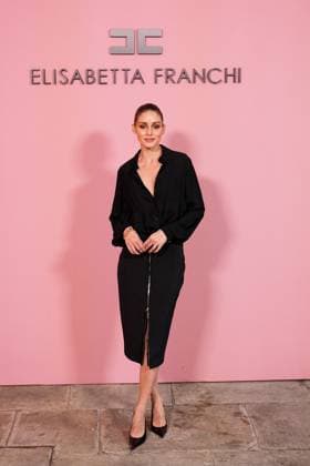 Milan, Italy, Italy: Milan, Milan Women s Fashion Week Spring Summer 2026 - Women s Fashion, Spring Summer 2026 - Elisabetta Franchi fashion show - arrivals in the photo: Olivia Palermo Milan Italy  - ZUMAp169 20250926_zea_p169_364 Copyright: xRiccardoxGiordanox