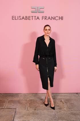 Milan, Italy, Italy: Milan, Milan Women s Fashion Week Spring Summer 2026 - Women s Fashion, Spring Summer 2026 - Elisabetta Franchi fashion show - arrivals in the photo: Olivia Palermo Milan Italy  - ZUMAp169 20250926_zea_p169_368 Copyright: xRiccardoxGiordanox