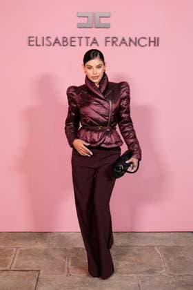 Milan, Italy, Italy: Milan, Milan Women s Fashion Week Spring Summer 2026 - Women s Fashion, Spring Summer 2026 - Elisabetta Franchi fashion show - arrivals in the photo: guest Milan Italy  - ZUMAp169 20250926_zea_p169_429 Copyright: xRiccardoxGiordanox