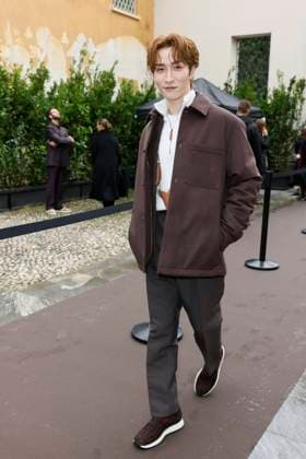 MFW Tod’s front row MP Shota Watanabe arrives at the Tod s fashion show during Milan s Fashion Week Womenswear Spring Summer 2026, on September 26, 2025 in Milan (Italy), Italy. Photo by Marco Piovanotto Abacapress.com  Copyright: xPiovanottoxMarco ABACAx