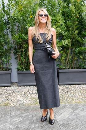 MFW Tod’s front row MP Anna Dello Russo arrives at the Tod s fashion show during Milan s Fashion Week Womenswear Spring Summer 2026, on September 26, 2025 in Milan (Italy), Italy. Photo by Marco Piovanotto Abacapress.com  Copyright: xPiovanottoxMarco ABACAx
