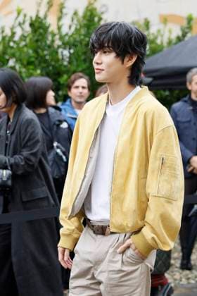 MFW Tod’s front row MP Jungwoo arrives at the Tod s fashion show during Milan s Fashion Week Womenswear Spring Summer 2026, on September 26, 2025 in Milan (Italy), Italy. Photo by Marco Piovanotto Abacapress.com  Copyright: xPiovanottoxMarco ABACAx