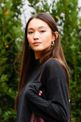 MFW Tod’s front row MP Lily Chee arrives at the Tod s fashion show during Milan s Fashion Week Womenswear Spring Summer 2026, on September 26, 2025 in Milan (Italy), Italy. Photo by Marco Piovanotto Abacapress.com  Copyright: xPiovanottoxMarco ABACAx