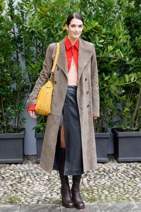 MFW Tod’s front row MP Greta Ferro arrives at the Tod s fashion show during Milan s Fashion Week Womenswear Spring Summer 2026, on September 26, 2025 in Milan (Italy), Italy. Photo by Marco Piovanotto Abacapress.com  Copyright: xPiovanottoxMarco ABACAx
