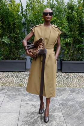 MFW Tod’s front row MP Amina Ladymya arrives at the Tod s fashion show during Milan s Fashion Week Womenswear Spring Summer 2026, on September 26, 2025 in Milan (Italy), Italy. Photo by Marco Piovanotto Abacapress.com  Copyright: xPiovanottoxMarco ABACAx