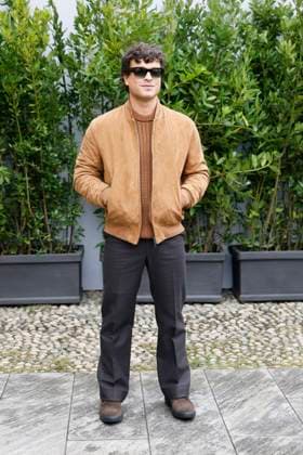 MFW Tod’s front row MP Leo Gassman arrives at the Tod s fashion show during Milan s Fashion Week Womenswear Spring Summer 2026, on September 26, 2025 in Milan (Italy), Italy. Photo by Marco Piovanotto Abacapress.com  Copyright: xPiovanottoxMarco ABACAx