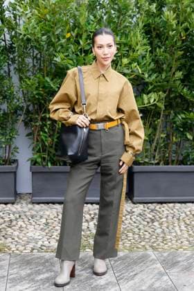 MFW Tod’s front row MP Molly Chiang arrives at the Tod s fashion show during Milan s Fashion Week Womenswear Spring Summer 2026, on September 26, 2025 in Milan (Italy), Italy. Photo by Marco Piovanotto Abacapress.com  Copyright: xPiovanottoxMarco ABACAx