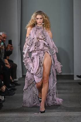 Milan, Milan Women s Fashion Week Spring Summer 2026 - Women s Fashion, Spring Summer 2026. - Blumarine fashion show - catwalk - photo: model  Copyright: xSimonaxChiocciax xipa-agency.netx xFotosickix IPA_Agency_IPA65782665