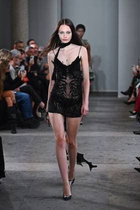 Milan, Milan Women s Fashion Week Spring Summer 2026 - Women s Fashion, Spring Summer 2026. - Blumarine fashion show - catwalk - photo: model  Copyright: xSimonaxChiocciax xipa-agency.netx xFotosickix IPA_Agency_IPA65782686