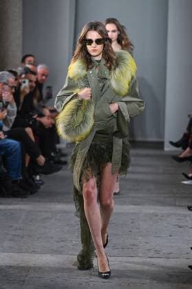 Milan, Milan Women s Fashion Week Spring Summer 2026 - Women s Fashion, Spring Summer 2026. - Blumarine fashion show - catwalk - photo: model  Copyright: xSimonaxChiocciax xipa-agency.netx xFotosickix IPA_Agency_IPA65782700