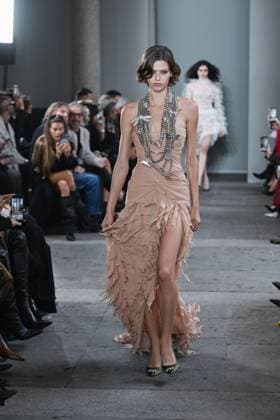 Milan, Milan Women s Fashion Week Spring Summer 2026 - Women s Fashion, Spring Summer 2026. - Blumarine fashion show - catwalk - photo: model  Copyright: xSimonaxChiocciax xipa-agency.netx xFotosickix IPA_Agency_IPA65782743
