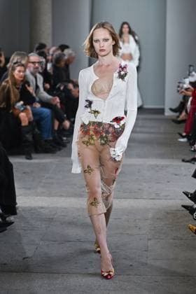 Milan, Milan Women s Fashion Week Spring Summer 2026 - Women s Fashion, Spring Summer 2026. - Blumarine fashion show - catwalk - photo: model  Copyright: xSimonaxChiocciax xipa-agency.netx xFotosickix IPA_Agency_IPA65782745