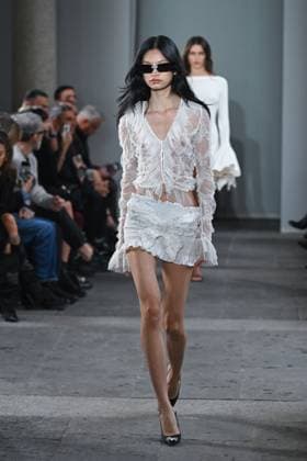 Milan, Milan Women s Fashion Week Spring Summer 2026 - Women s Fashion, Spring Summer 2026. - Blumarine fashion show - catwalk - photo: model  Copyright: xSimonaxChiocciax xipa-agency.netx xFotosickix IPA_Agency_IPA65782761