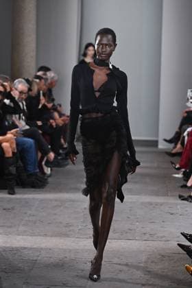 Milan, Italy: Milan, Milan Women s Fashion Week Spring Summer 2026 - Women s Fashion, Spring Summer 2026. - Blumarine fashion show - catwalk - photo: model Milan Italy  - ZUMAp169 20250926_zea_p169_450 Copyright: xSimonaxChiocciax