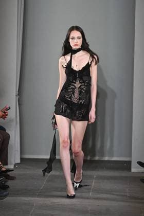 Milan, Italy: Milan, Milan Women s Fashion Week Spring Summer 2026 - Women s Fashion, Spring Summer 2026. - Blumarine fashion show - catwalk - photo: model Milan Italy  - ZUMAp169 20250926_zea_p169_456 Copyright: xSimonaxChiocciax
