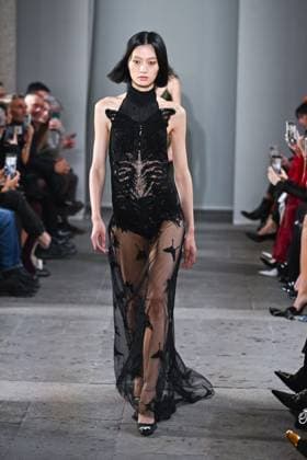 Milan, Italy: Milan, Milan Women s Fashion Week Spring Summer 2026 - Women s Fashion, Spring Summer 2026. - Blumarine fashion show - catwalk - photo: model Milan Italy  - ZUMAp169 20250926_zea_p169_459 Copyright: xSimonaxChiocciax