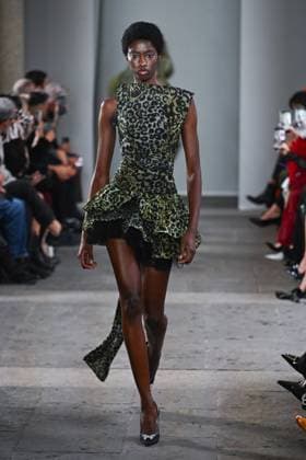 Milan, Italy: Milan, Milan Women s Fashion Week Spring Summer 2026 - Women s Fashion, Spring Summer 2026. - Blumarine fashion show - catwalk - photo: model Milan Italy  - ZUMAp169 20250926_zea_p169_464 Copyright: xSimonaxChiocciax