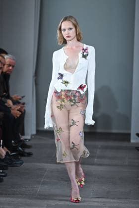 Milan, Italy: Milan, Milan Women s Fashion Week Spring Summer 2026 - Women s Fashion, Spring Summer 2026. - Blumarine fashion show - catwalk - photo: model Milan Italy  - ZUMAp169 20250926_zea_p169_520 Copyright: xSimonaxChiocciax