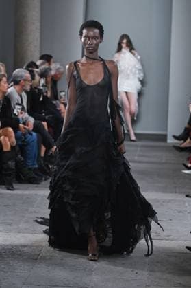 Milan, Italy: Milan, Milan Women s Fashion Week Spring Summer 2026 - Women s Fashion, Spring Summer 2026. - Blumarine fashion show - catwalk - photo: model Milan Italy  - ZUMAp169 20250926_zea_p169_541 Copyright: xSimonaxChiocciax