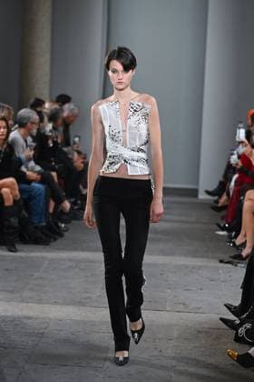 Milan, Italy: Milan, Milan Women s Fashion Week Spring Summer 2026 - Women s Fashion, Spring Summer 2026. - Blumarine fashion show - catwalk - photo: model Milan Italy  - ZUMAp169 20250926_zea_p169_542 Copyright: xSimonaxChiocciax