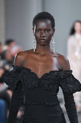 Milan, Italy: Milan, Milan Women s Fashion Week Spring Summer 2026 - Women s Fashion, Spring Summer 2026. - Blumarine fashion show - catwalk - photo: model Milan Italy  - ZUMAp169 20250926_zea_p169_556 Copyright: xSimonaxChiocciax