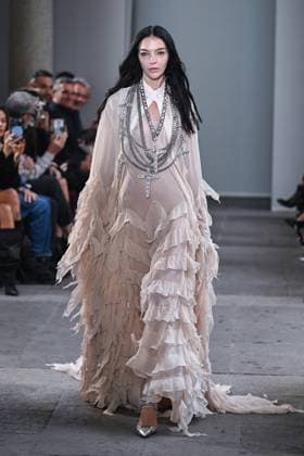 Milan, Italy: Milan, Milan Women s Fashion Week Spring Summer 2026 - Women s Fashion, Spring Summer 2026 - Blumarine fashion show - catwalk - photo: Maria Carla Boscone Milan Italy  - ZUMAp169 20250926_zea_p169_562 Copyright: xSimonaxChiocciax