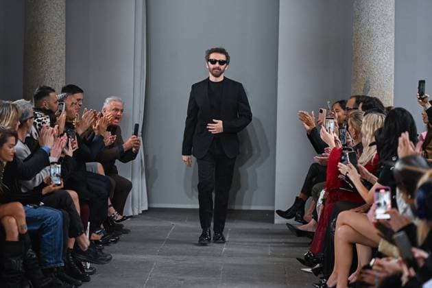 Milan, Milan Women s Fashion Week Spring Summer 2026 - Women s Fashion, Spring Summer 2026 - Blumarine fashion show - catwalk - photo: David Koma  Copyright: xSimonaxChiocciax xipa-agency.netx xFotosickix IPA_Agency_IPA65782815