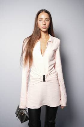 Milan, Milan Women s Fashion Week Spring Summer 2026 - Women s Fashion, Spring Summer 2026 - The Attico fashion show - arrivals in the photo: Layana Oriot  Copyright: xRiccardoxGIordanox xipa-agency.netx xRiccardoxGiordano IPAx IPA_Agency_IPA65789313