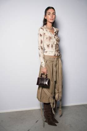 Milan, Milan Women s Fashion Week Spring Summer 2026 - Women s Fashion, Spring Summer 2026 - The Attico fashion show - arrivals in the photo: Diletta Bonaiuti  Copyright: xRiccardoxGIordanox xipa-agency.netx xRiccardoxGiordano IPAx IPA_Agency_IPA65789317