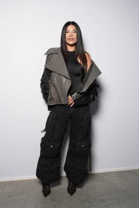 Milan, Milan Women s Fashion Week Spring Summer 2026 - Women s Fashion, Spring Summer 2026 - The Attico fashion show - arrivals in the photo: Guest  Copyright: xRiccardoxGIordanox xipa-agency.netx xRiccardoxGiordano IPAx IPA_Agency_IPA65789333