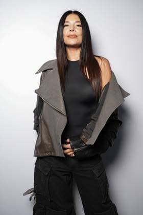 Milan, Milan Women s Fashion Week Spring Summer 2026 - Women s Fashion, Spring Summer 2026 - The Attico fashion show - arrivals in the photo: Guest  Copyright: xRiccardoxGIordanox xipa-agency.netx xRiccardoxGiordano IPAx IPA_Agency_IPA65789344