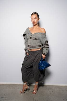 Milan, Milan Women s Fashion Week Spring Summer 2026 - Women s Fashion, Spring Summer 2026 - The Attico fashion show - arrivals in the photo: Izzy Poopi  Copyright: xRiccardoxGIordanox xipa-agency.netx xRiccardoxGiordano IPAx IPA_Agency_IPA65789351