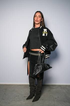 Milan, Milan Women s Fashion Week Spring Summer 2026 - Women s Fashion, Spring Summer 2026 - The Attico fashion show - arrivals in the photo: Guest  Copyright: xRiccardoxGIordanox xipa-agency.netx xRiccardoxGiordano IPAx IPA_Agency_IPA65789368