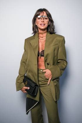 Milan, Milan Women s Fashion Week Spring Summer 2026 - Women s Fashion, Spring Summer 2026 - The Attico fashion show - arrivals in the photo: Guest  Copyright: xRiccardoxGIordanox xipa-agency.netx xRiccardoxGiordano IPAx IPA_Agency_IPA65789372