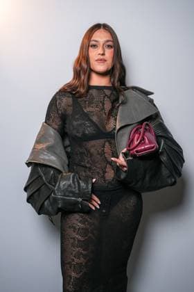 Milan, Milan Women s Fashion Week Spring Summer 2026 - Women s Fashion, Spring Summer 2026 - The Attico fashion show - arrivals in the photo: Gaia Gozzi  Copyright: xRiccardoxGIordanox xipa-agency.netx xRiccardoxGiordano IPAx IPA_Agency_IPA65789381