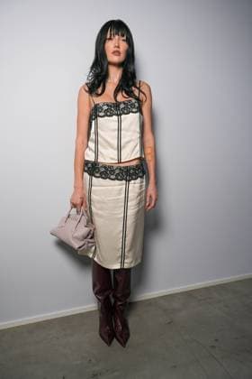 Milan, Milan Women s Fashion Week Spring Summer 2026 - Women s Fashion, Spring Summer 2026 - The Attico fashion show - arrivals in the photo: Guest  Copyright: xRiccardoxGIordanox xipa-agency.netx xRiccardoxGiordano IPAx IPA_Agency_IPA65789383