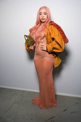 Milan, Milan Women s Fashion Week Spring Summer 2026 - Women s Fashion, Spring Summer 2026 - The Attico fashion show - arrivals in the photo: Ice Spice  Copyright: xRiccardoxGIordanox xipa-agency.netx xRiccardoxGiordano IPAx IPA_Agency_IPA65789400