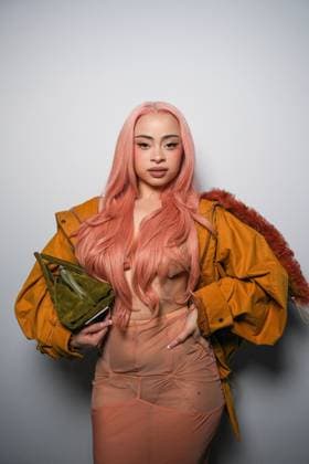 Milan, Milan Women s Fashion Week Spring Summer 2026 - Women s Fashion, Spring Summer 2026 - The Attico fashion show - arrivals in the photo: Ice Spice  Copyright: xRiccardoxGIordanox xipa-agency.netx xRiccardoxGiordano IPAx IPA_Agency_IPA65789405