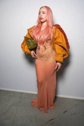 Milan, Milan Women s Fashion Week Spring Summer 2026 - Women s Fashion, Spring Summer 2026 - The Attico fashion show - arrivals in the photo: Ice Spice  Copyright: xRiccardoxGIordanox xipa-agency.netx xRiccardoxGiordano IPAx IPA_Agency_IPA65789406