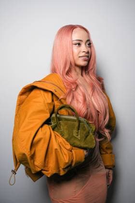 Milan, Milan Women s Fashion Week Spring Summer 2026 - Women s Fashion, Spring Summer 2026 - The Attico fashion show - arrivals in the photo: Ice Spice  Copyright: xRiccardoxGIordanox xipa-agency.netx xRiccardoxGiordano IPAx IPA_Agency_IPA65789407