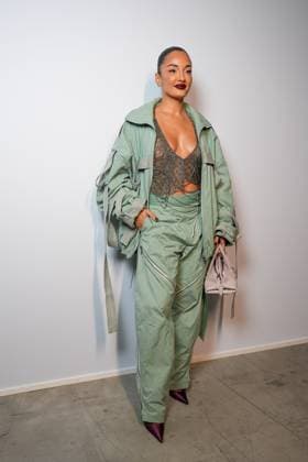 Milan, Milan Women s Fashion Week Spring Summer 2026 - Women s Fashion, Spring Summer 2026 - The Attico fashion show - arrivals in the photo: Amina Muaddi  Copyright: xRiccardoxGIordanox xipa-agency.netx xRiccardoxGiordano IPAx IPA_Agency_IPA65789408