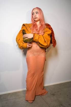 Milan, Milan Women s Fashion Week Spring Summer 2026 - Women s Fashion, Spring Summer 2026 - The Attico fashion show - arrivals in the photo: Ice Spice  Copyright: xRiccardoxGIordanox xipa-agency.netx xRiccardoxGiordano IPAx IPA_Agency_IPA65789439