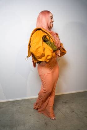 Milan, Milan Women s Fashion Week Spring Summer 2026 - Women s Fashion, Spring Summer 2026 - The Attico fashion show - arrivals in the photo: Ice Spice  Copyright: xRiccardoxGIordanox xipa-agency.netx xRiccardoxGiordano IPAx IPA_Agency_IPA65789440