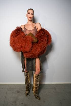 Milan, Milan Women s Fashion Week Spring Summer 2026 - Women s Fashion, Spring Summer 2026 - The Attico fashion show - arrivals in the photo: Elena Perminova  Copyright: xRiccardoxGIordanox xipa-agency.netx xRiccardoxGiordano IPAx IPA_Agency_IPA65789470