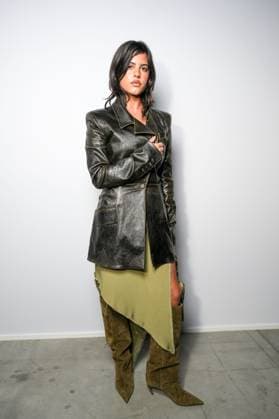 Milan, Milan Women s Fashion Week Spring Summer 2026 - Women s Fashion, Spring Summer 2026 - The Attico fashion show - arrivals in the photo: Guest  Copyright: xRiccardoxGIordanox xipa-agency.netx xRiccardoxGiordano IPAx IPA_Agency_IPA65789533