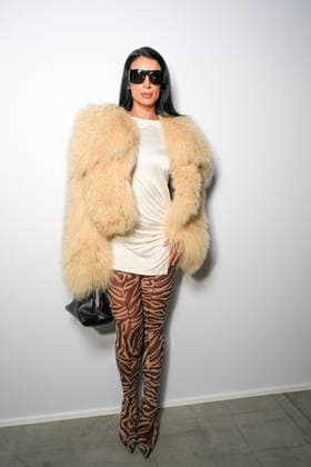 Milan, Milan Women s Fashion Week Spring Summer 2026 - Women s Fashion, Spring Summer 2026 - The Attico fashion show - arrivals in the photo: Guest  Copyright: xRiccardoxGIordanox xipa-agency.netx xRiccardoxGiordano IPAx IPA_Agency_IPA65789546