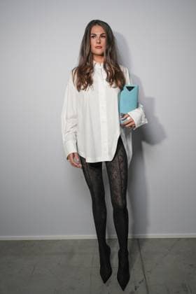 Milan, Milan Women s Fashion Week Spring Summer 2026 - Women s Fashion, Spring Summer 2026 - The Attico fashion show - arrivals in the photo: Guest  Copyright: xRiccardoxGIordanox xipa-agency.netx xRiccardoxGiordano IPAx IPA_Agency_IPA65789616