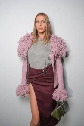 Milan, Milan Women s Fashion Week Spring Summer 2026 - Women s Fashion, Spring Summer 2026 - The Attico fashion show - arrivals in the photo: Francesca Senia  Copyright: xRiccardoxGIordanox xipa-agency.netx xRiccardoxGiordano IPAx IPA_Agency_IPA65789632